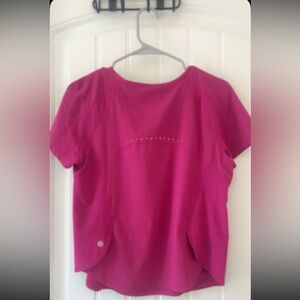 lululemon athletica Pink Short Sleeve Tee